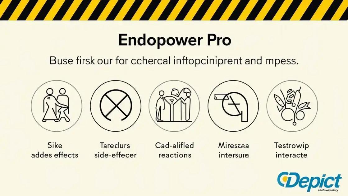 Potential Risks of Endopower Pro