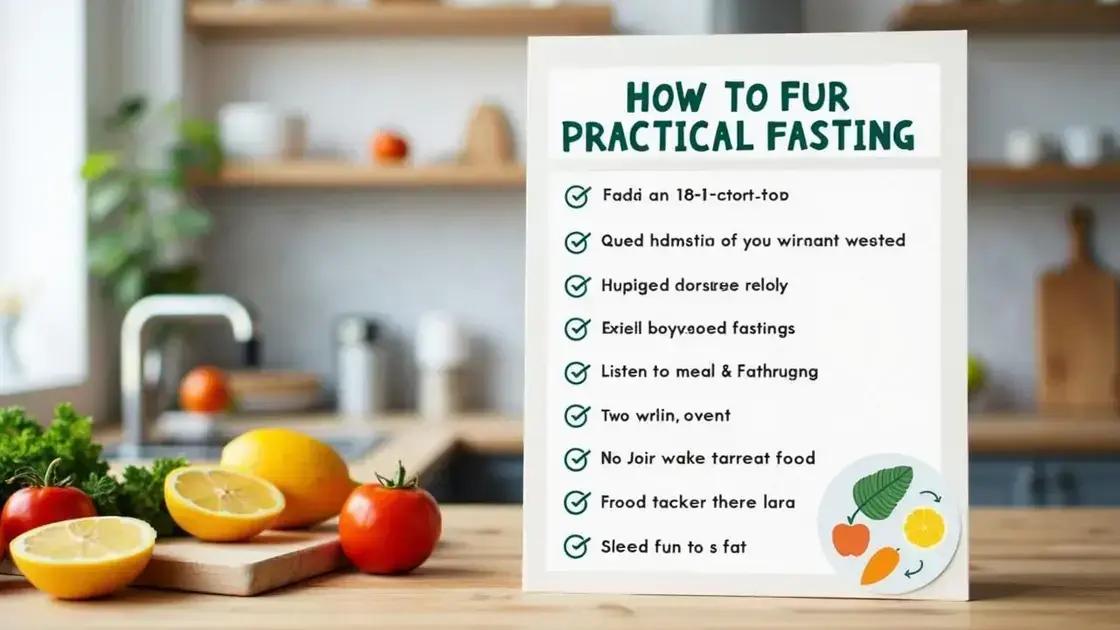 Practical Tips for Fasting