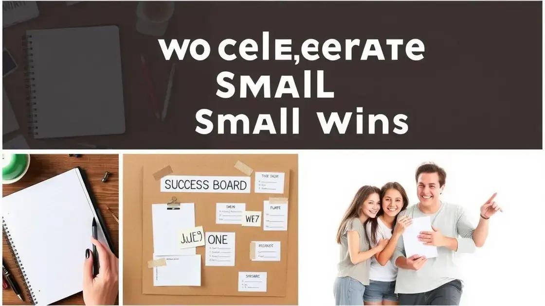 Practical Ways to Celebrate Small Wins