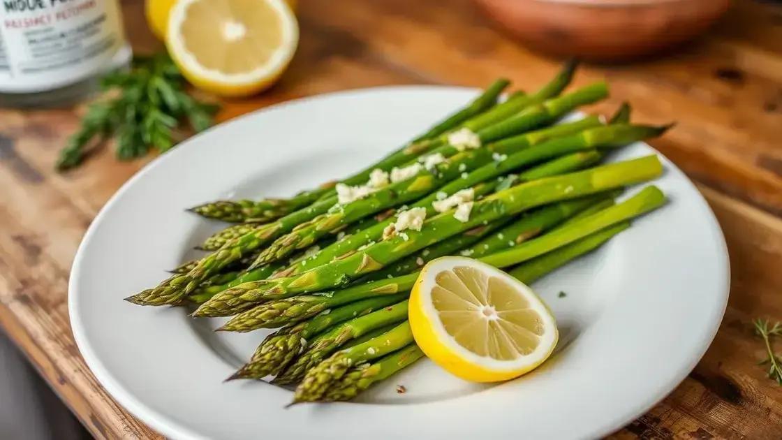 Quick Garlic Roasted Asparagus Recipe