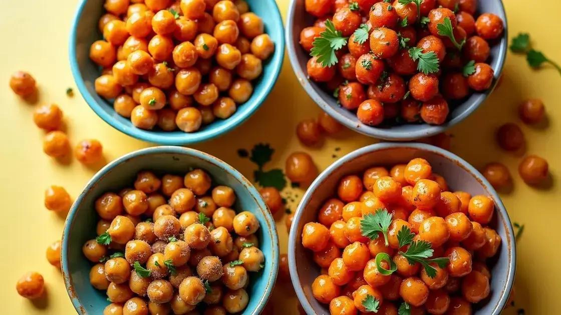 Quick Recipes for Roasted Chickpeas