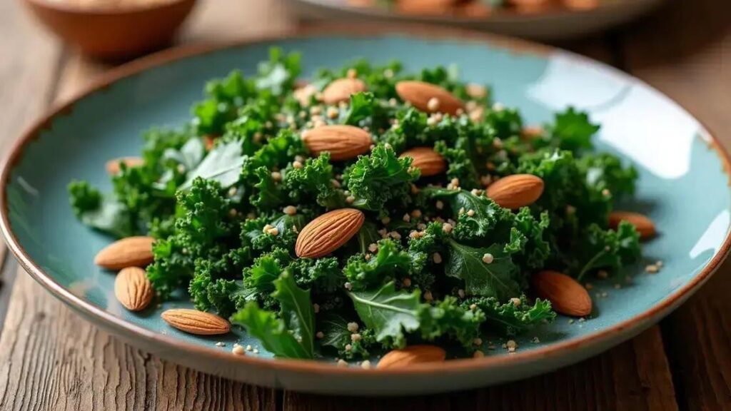 Recipes with Dark Leafy Greens and Almonds for Hormonal Balance