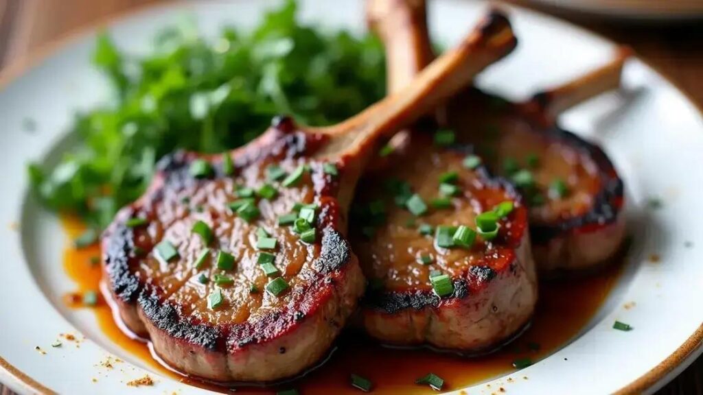 Recipes with Grilled Lamb Chops and Garlic for Testosterone Health