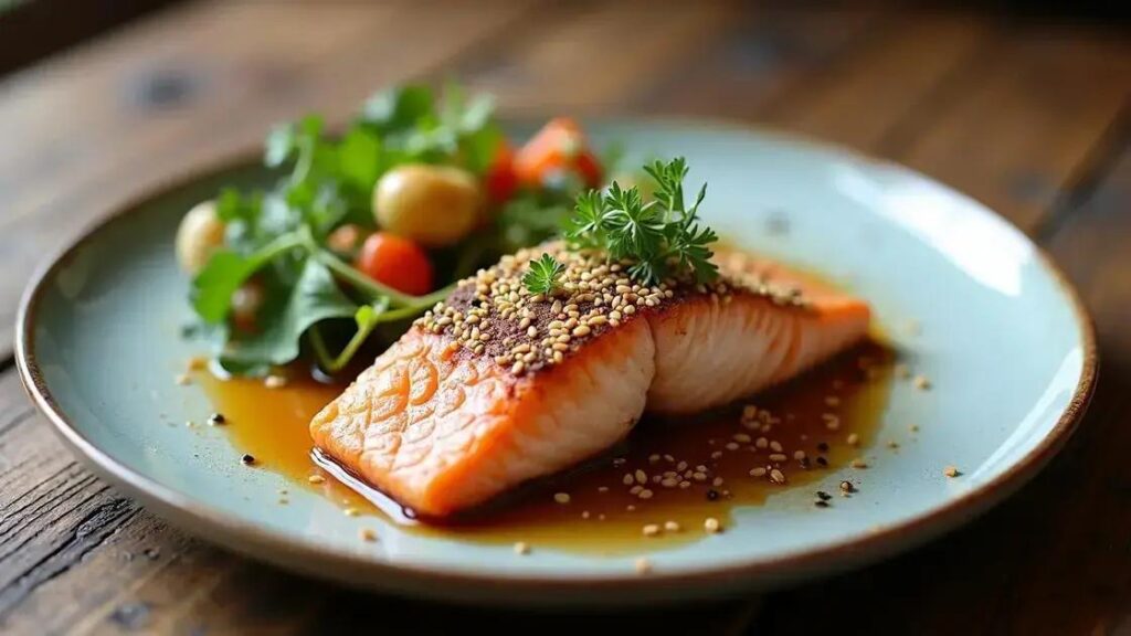 Recipes with Sesame-Crusted Salmon for Healthy Hormonal Function