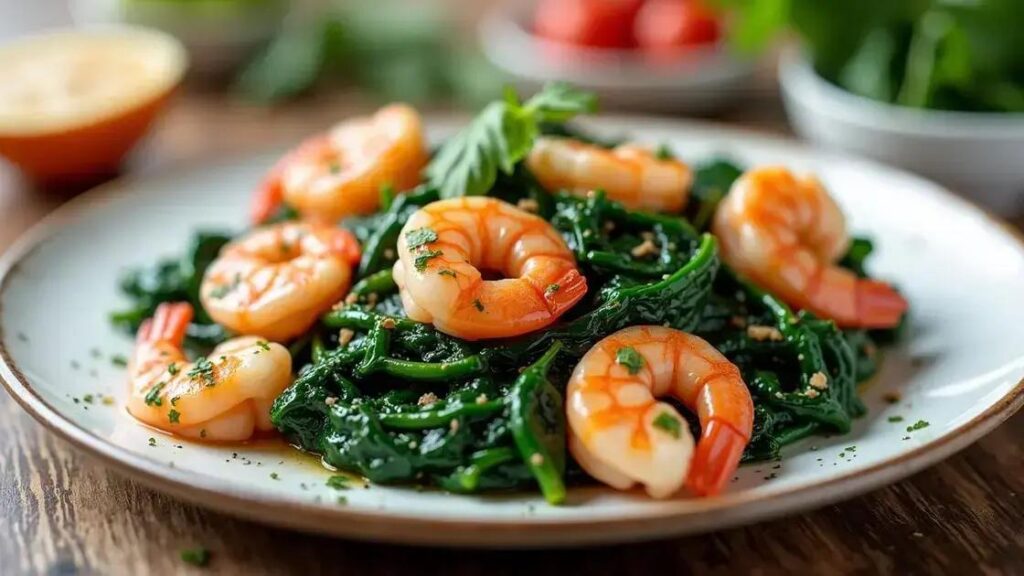Recipes with Shrimp and Spinach for Healthy Hormones
