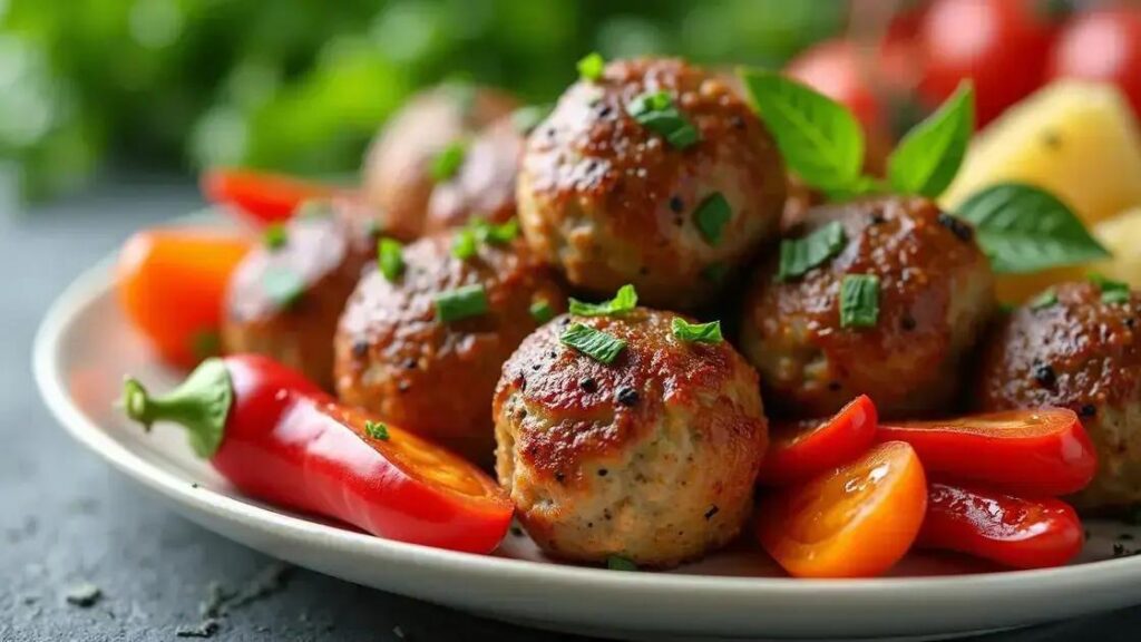 Recipes with Turkey Meatballs and Herbs for Hormonal Balance