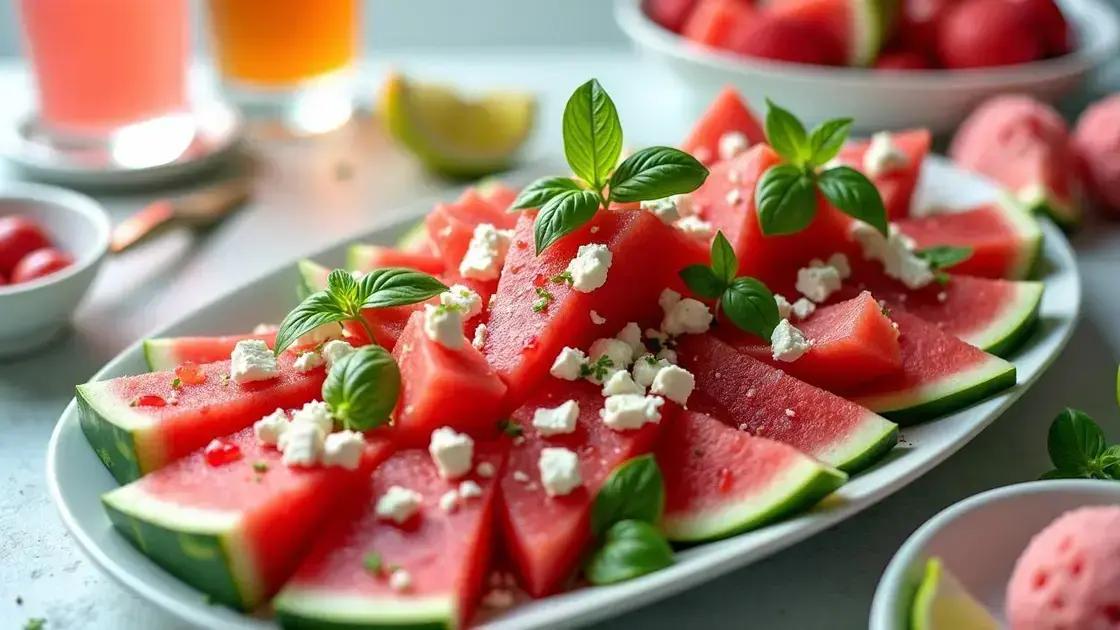 Refreshing Watermelon and Lime Recipes