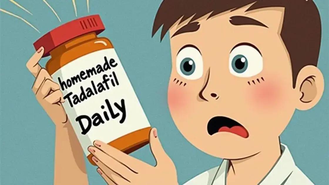 Risks of Daily Use of Homemade Tadalafil