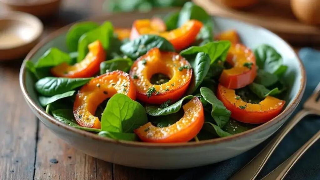 Roasted Butternut Squash and Spinach Salad Recipes for Men Over 50