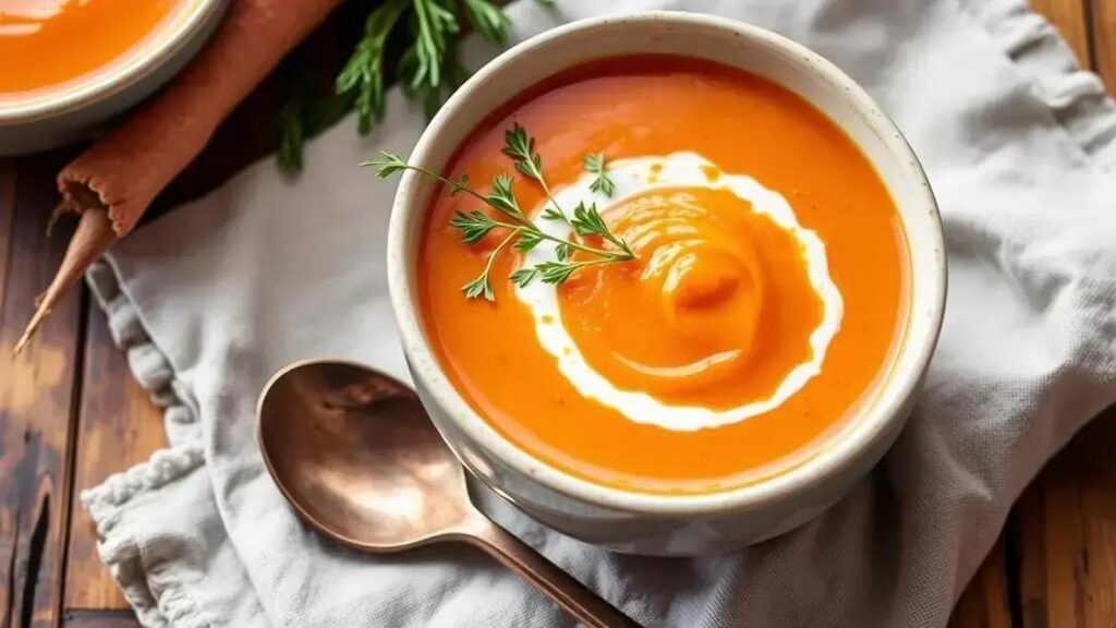 Roasted Carrot and Ginger Soup Recipes for Men’s Wellness