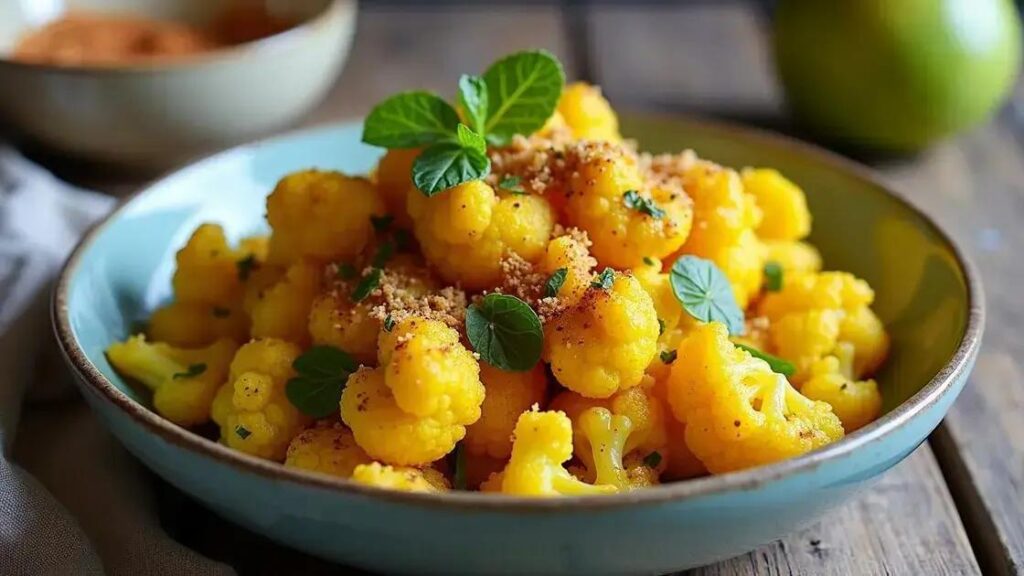 Roasted Cauliflower and Turmeric Salad Recipes for Hormonal Support