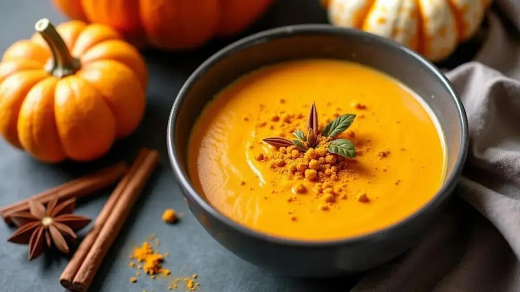 Roasted Pumpkin Soup Recipes with Turmeric for Men Over 50