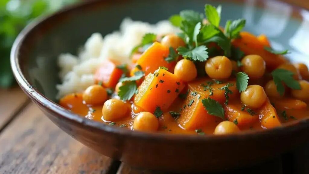 Roasted Sweet Potato and Chickpea Curry Recipes for Men Over 50