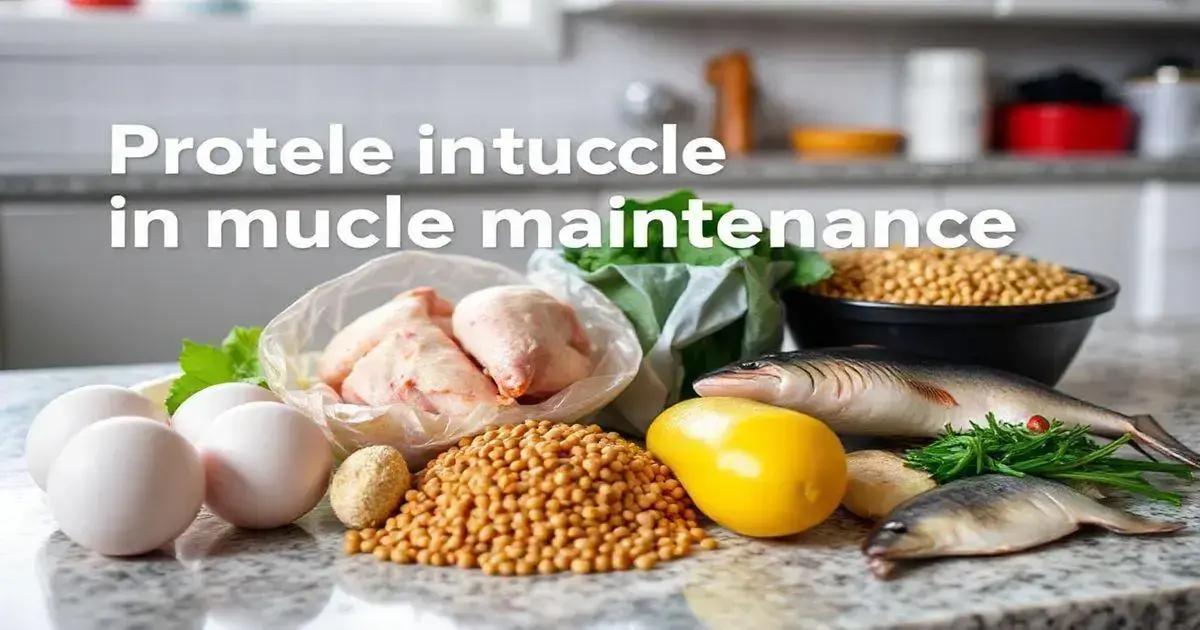 Role of Protein in Muscle Maintenance