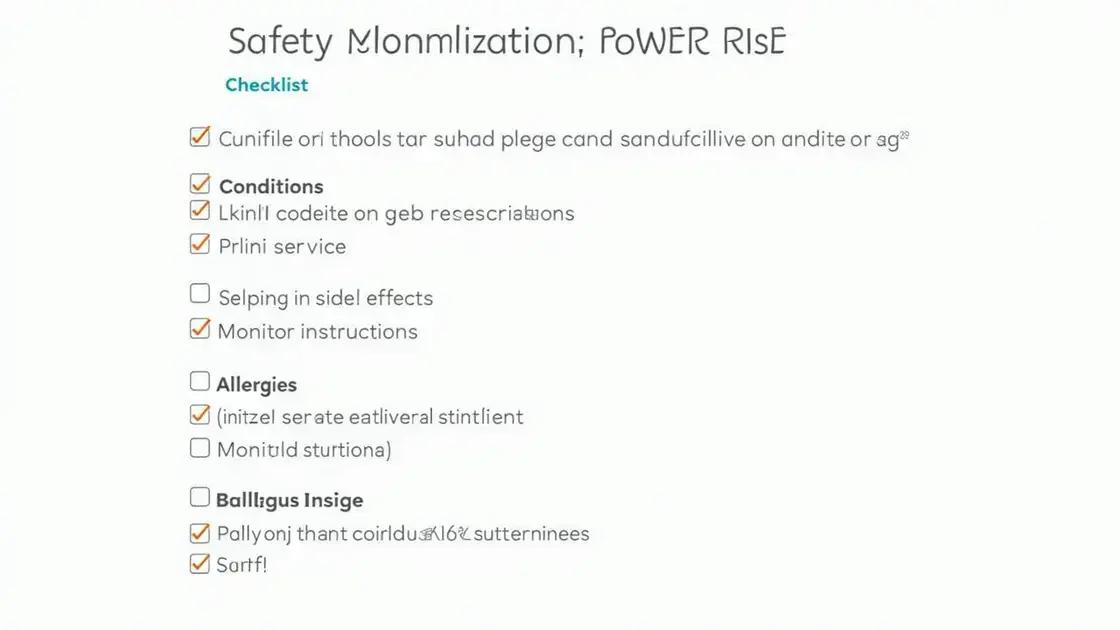 Safety Considerations for Use