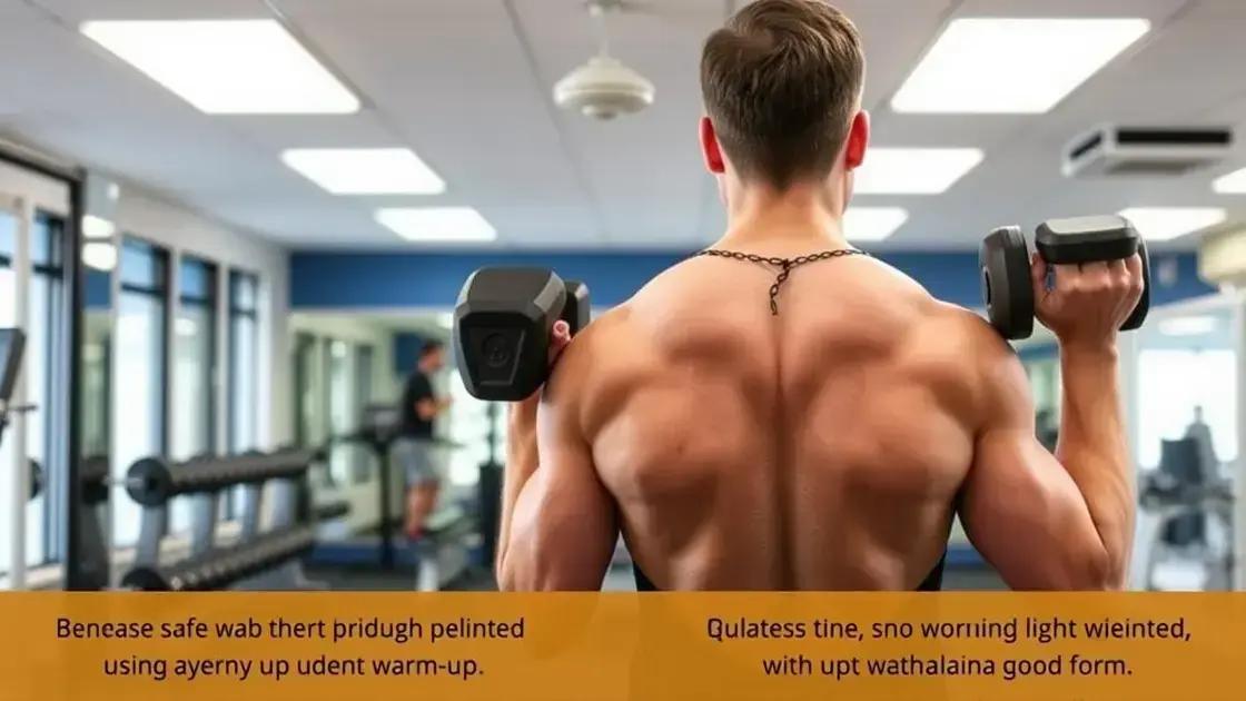Safety Tips for Shoulder Workouts