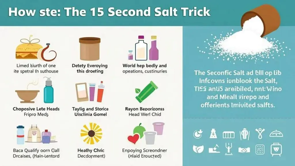 Scientific Evidence Behind the 15 Second Salt Trick Explained