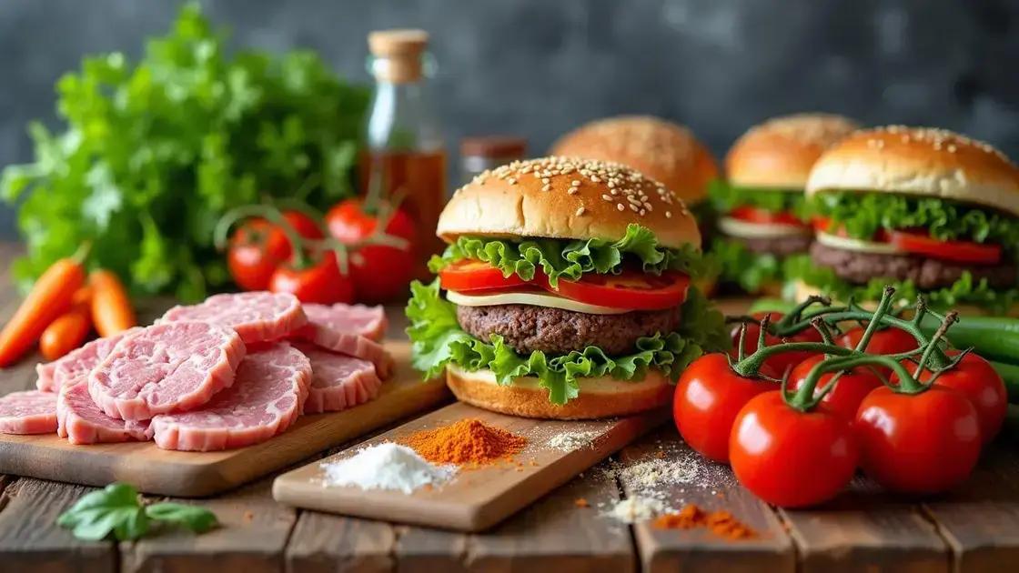 Selecting the Best Ingredients for Your Burgers