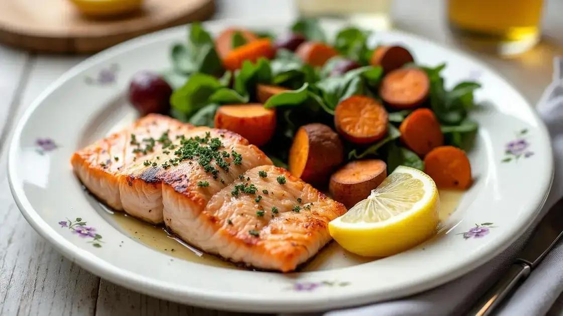 Serving Suggestions for Grilled Salmon and Sweet Potatoes