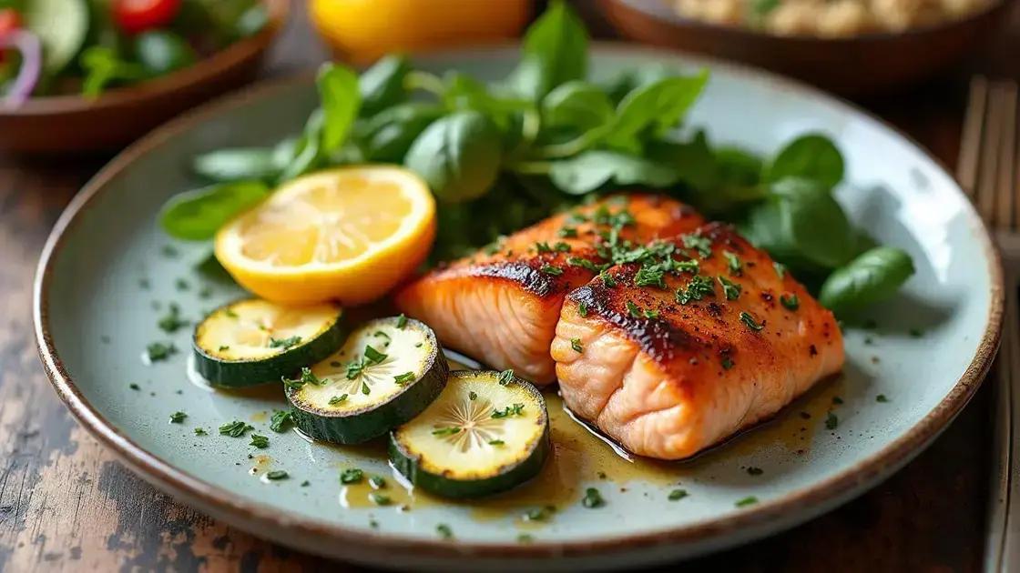 Serving Suggestions for Grilled Salmon and Zucchini