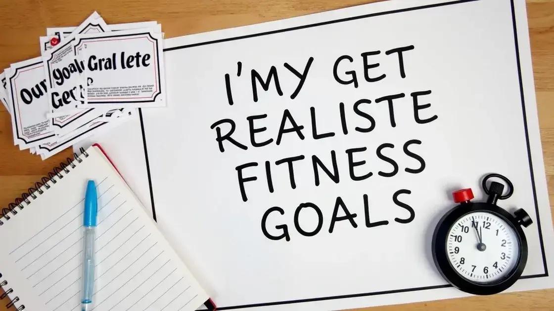 Setting Realistic Fitness Goals