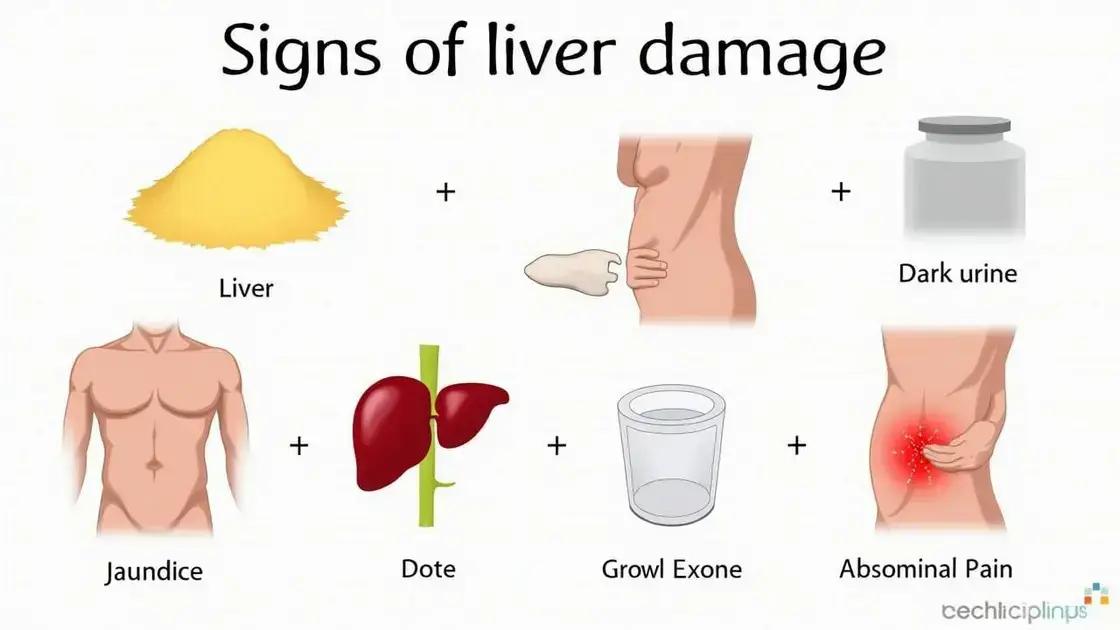 Signs of Liver Damage from Medications