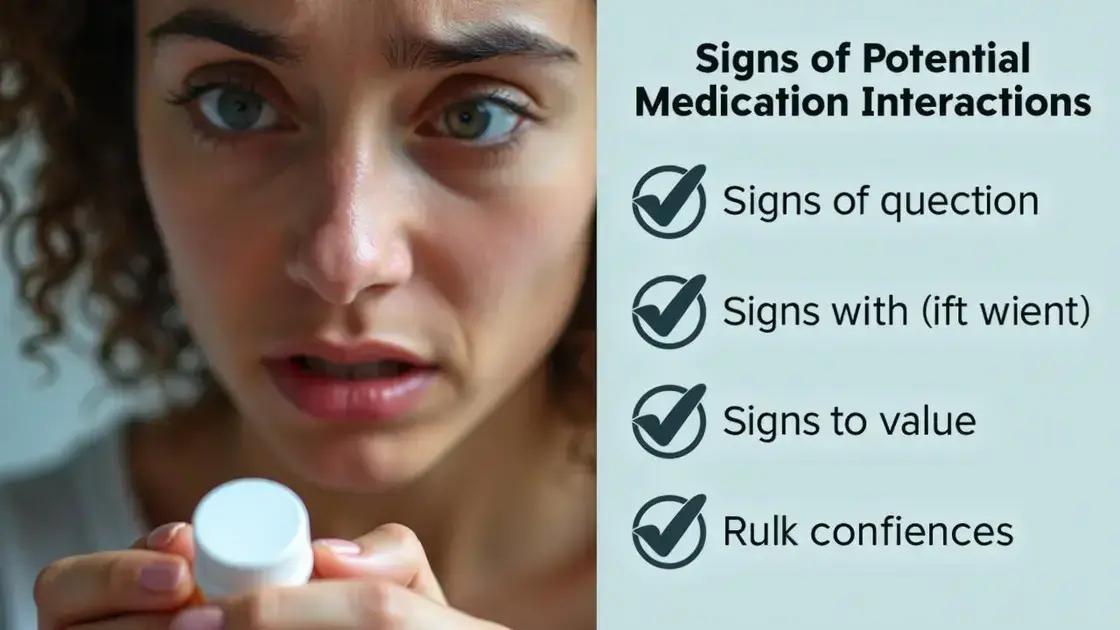 Signs of Potential Interactions