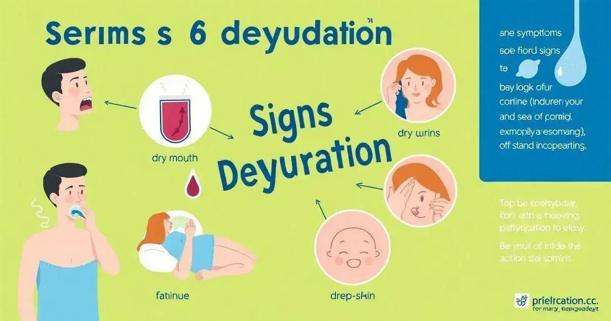 Signs You Are Dehydrated