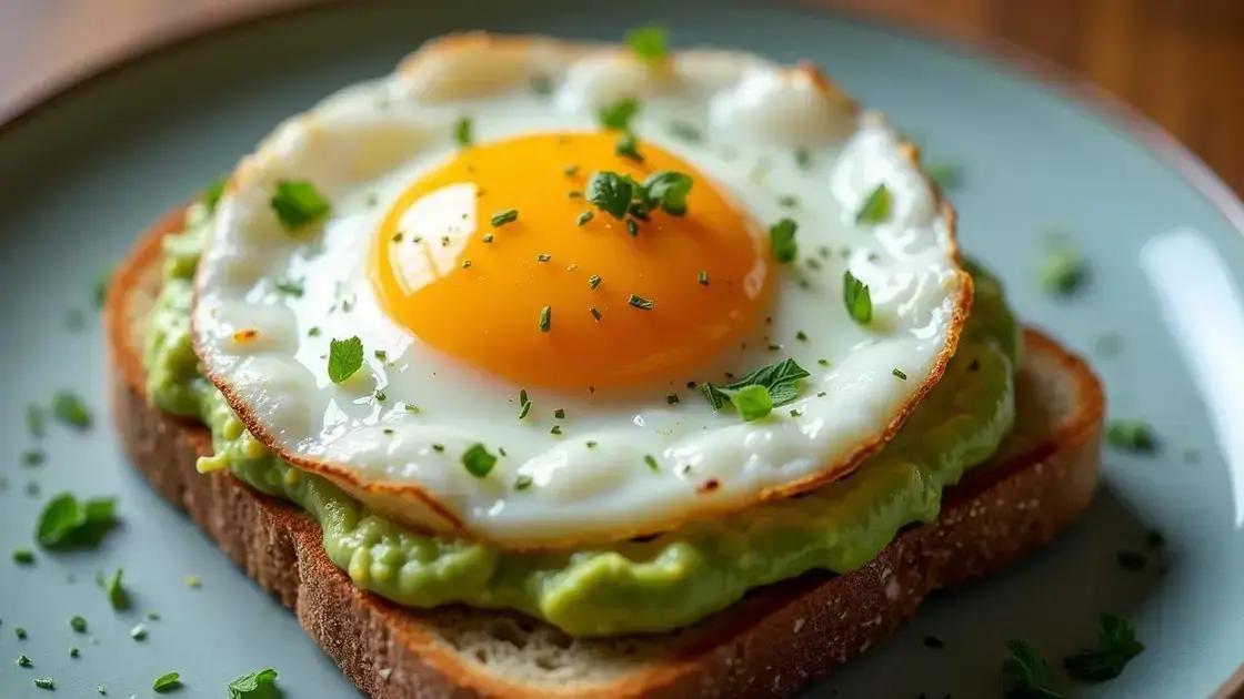 Simple Recipe for Avocado and Egg Toast