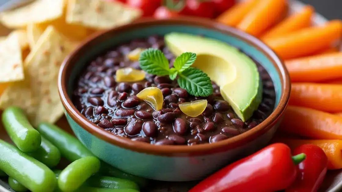 Simple Recipe for Black Bean and Avocado Dip