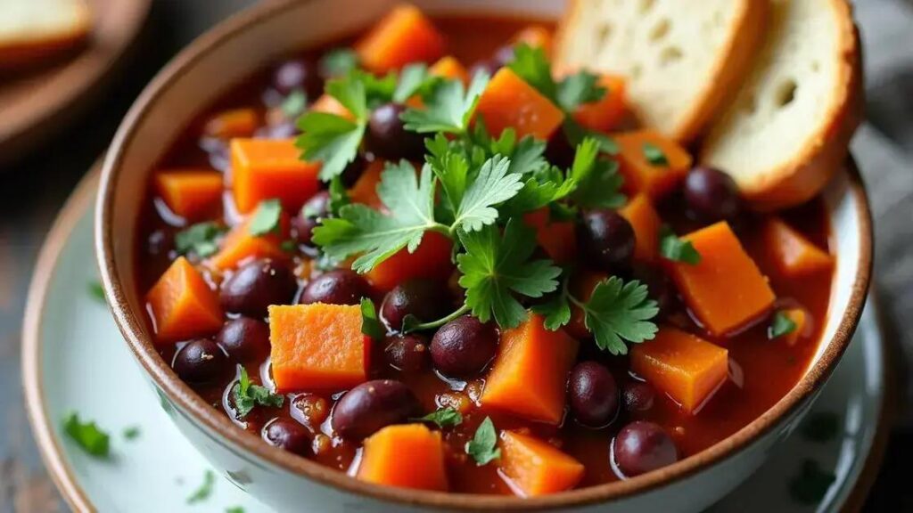Spicy Black Bean and Sweet Potato Chili Recipes for Testosterone