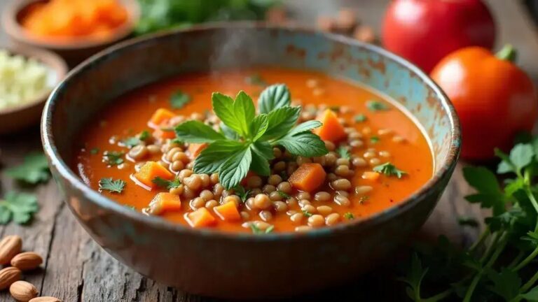 Spicy Lentil and Sweet Potato Soup Recipes for Men Over 50