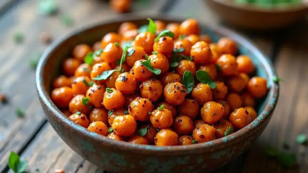 Spicy Roasted Chickpeas Recipes: A Delicious Hormonal Snack