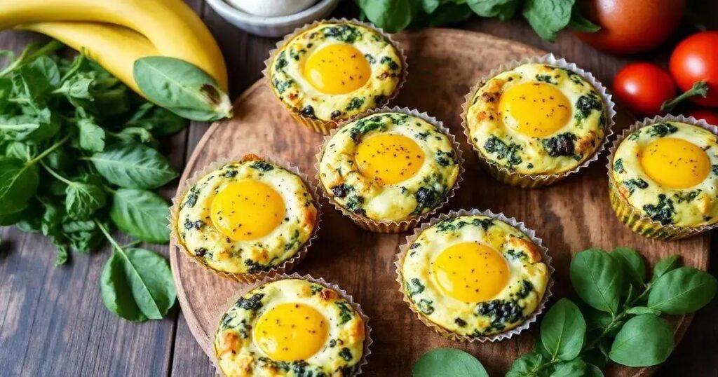 Spinach and Egg Breakfast Muffin Recipes for Testosterone Boost