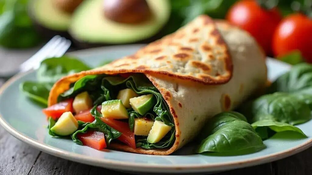 Spinach and Turkey Breakfast Burrito Recipes for Men Over 50