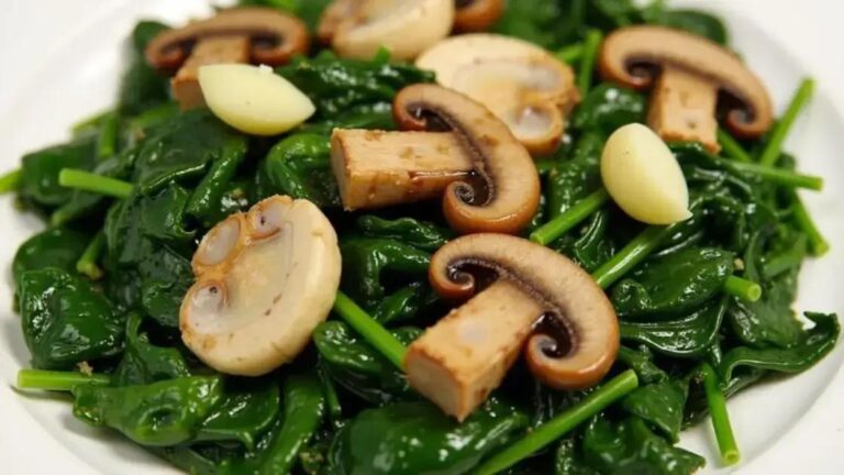 Spinach, Mushroom, and Garlic Recipes to Boost Testosterone