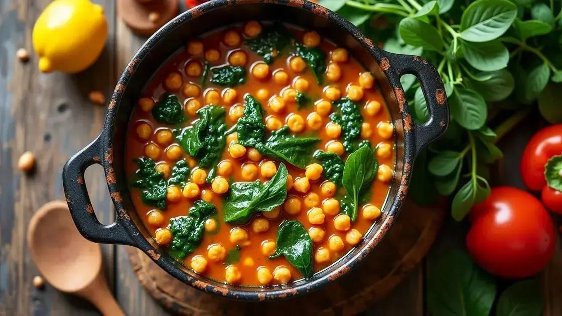 Step-by-Step Guide to Cooking Chickpea and Spinach Curry