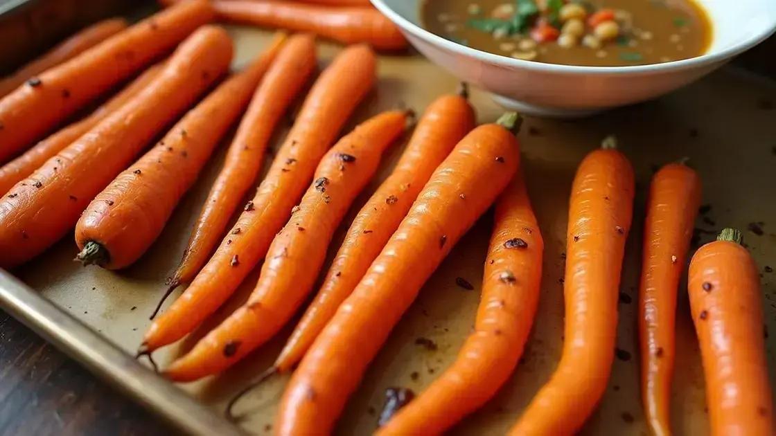 Step-by-Step Roasted Carrot Preparation