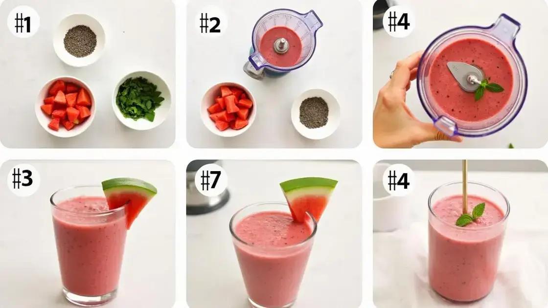 Step-by-Step Smoothie Preparation