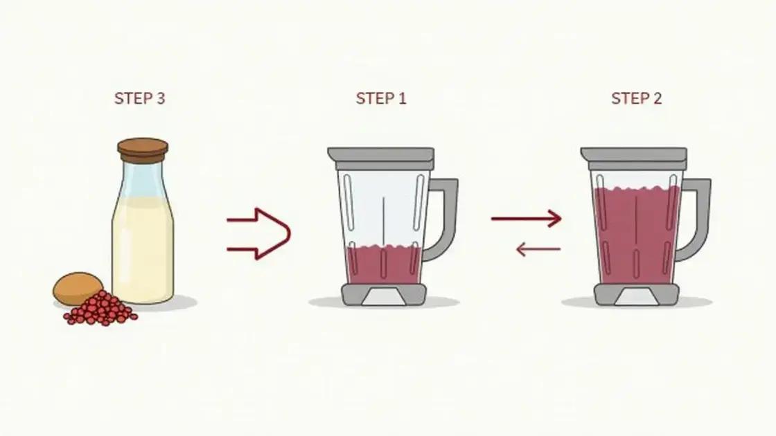 Step-by-Step Smoothie Recipe
