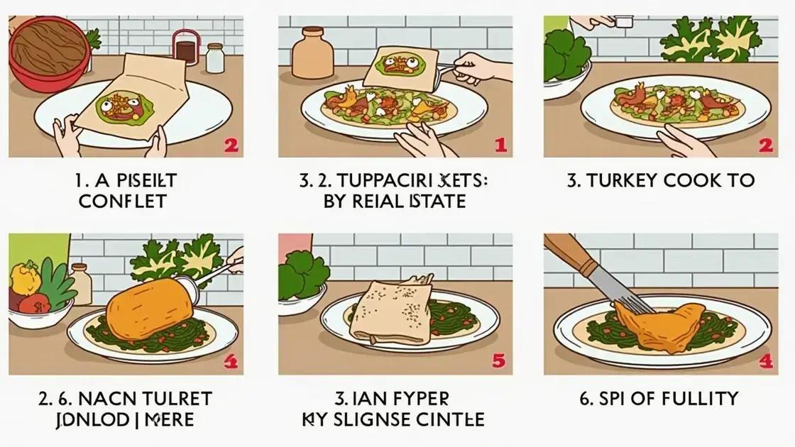 Step-by-Step Spinach and Turkey Burrito Recipes