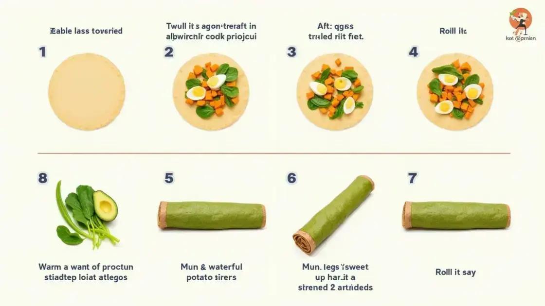 Steps to Make a Protein-Packed Wrap