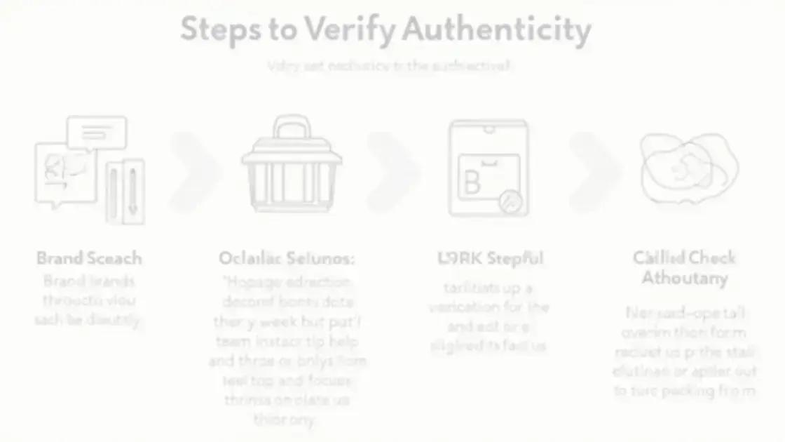 Steps to Verify Authenticity