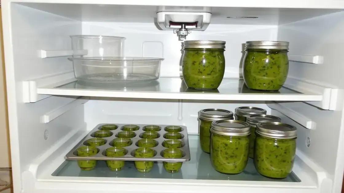 Storing Pesto for Freshness