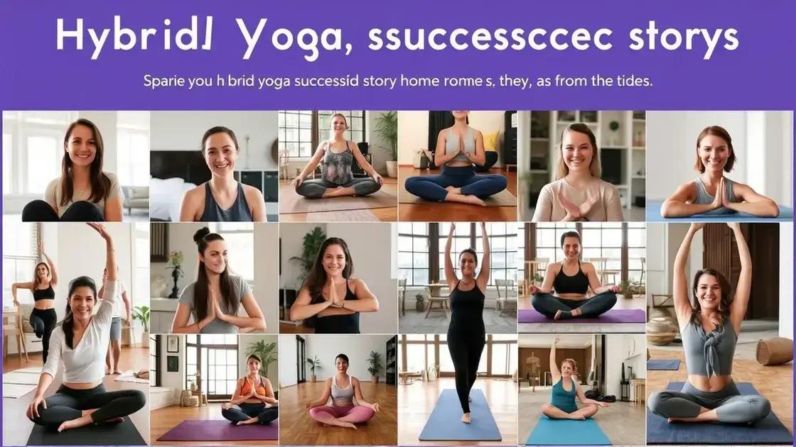 Success Stories from Hybrid Yoga Practitioners