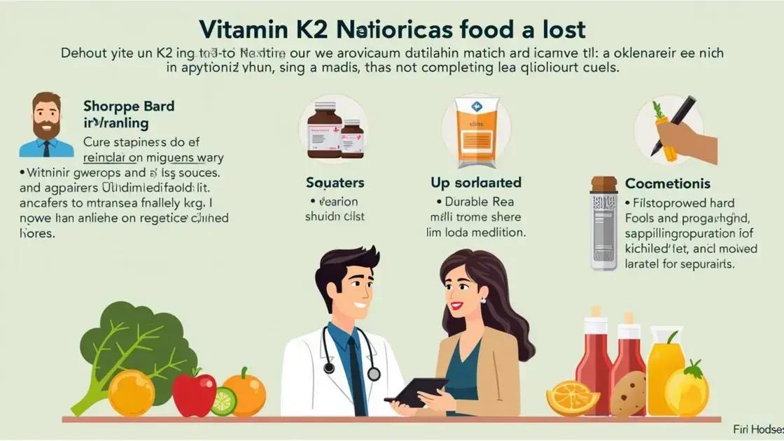Supplementation and Considerations for Health