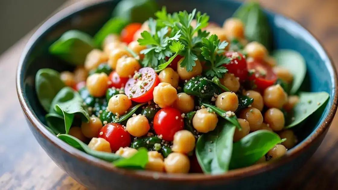 The Benefits of Chickpeas and Spinach
