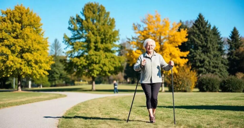 The Benefits of Nordic Walking for Active Aging Activities