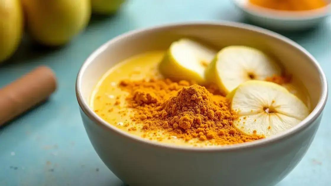 The Benefits of Pear and Turmeric