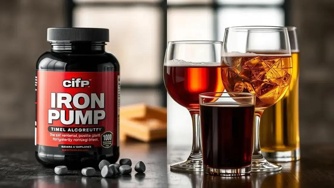 The Effects of Mixing Iron Pump with Alcohol